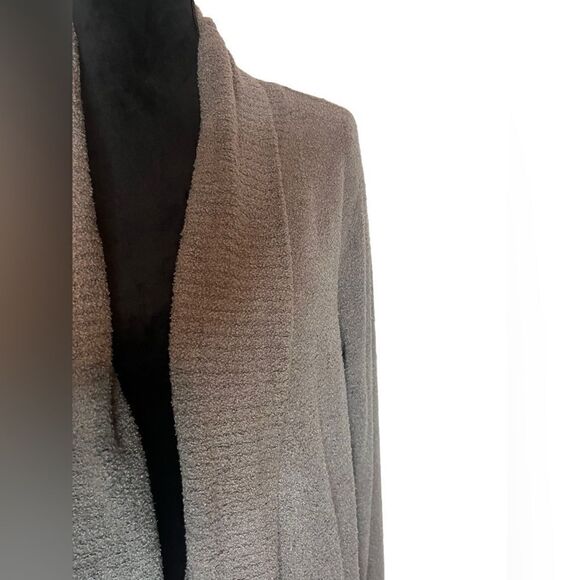 BAREFOOT DREAMS COZYCHIC LITE CARDIGAN GRAY LONG SLEEVE PLUS SIZE 1X WOMENS - Picture 2 of 10